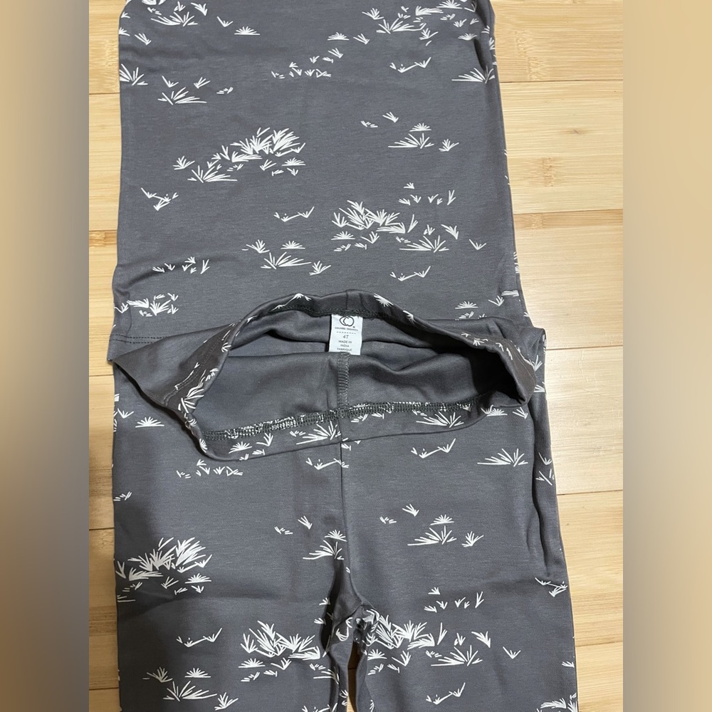 Colored Organics Grass Jammies Set 4T Unisex Girl Boy - Picture 6 of 6